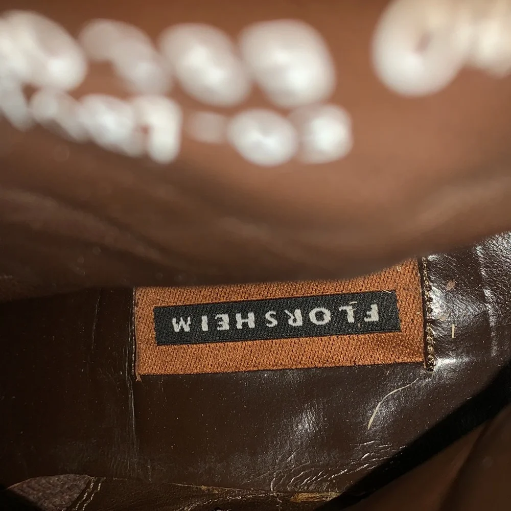 Florsheim Duke Boots Brown Leather Men’s Size 8